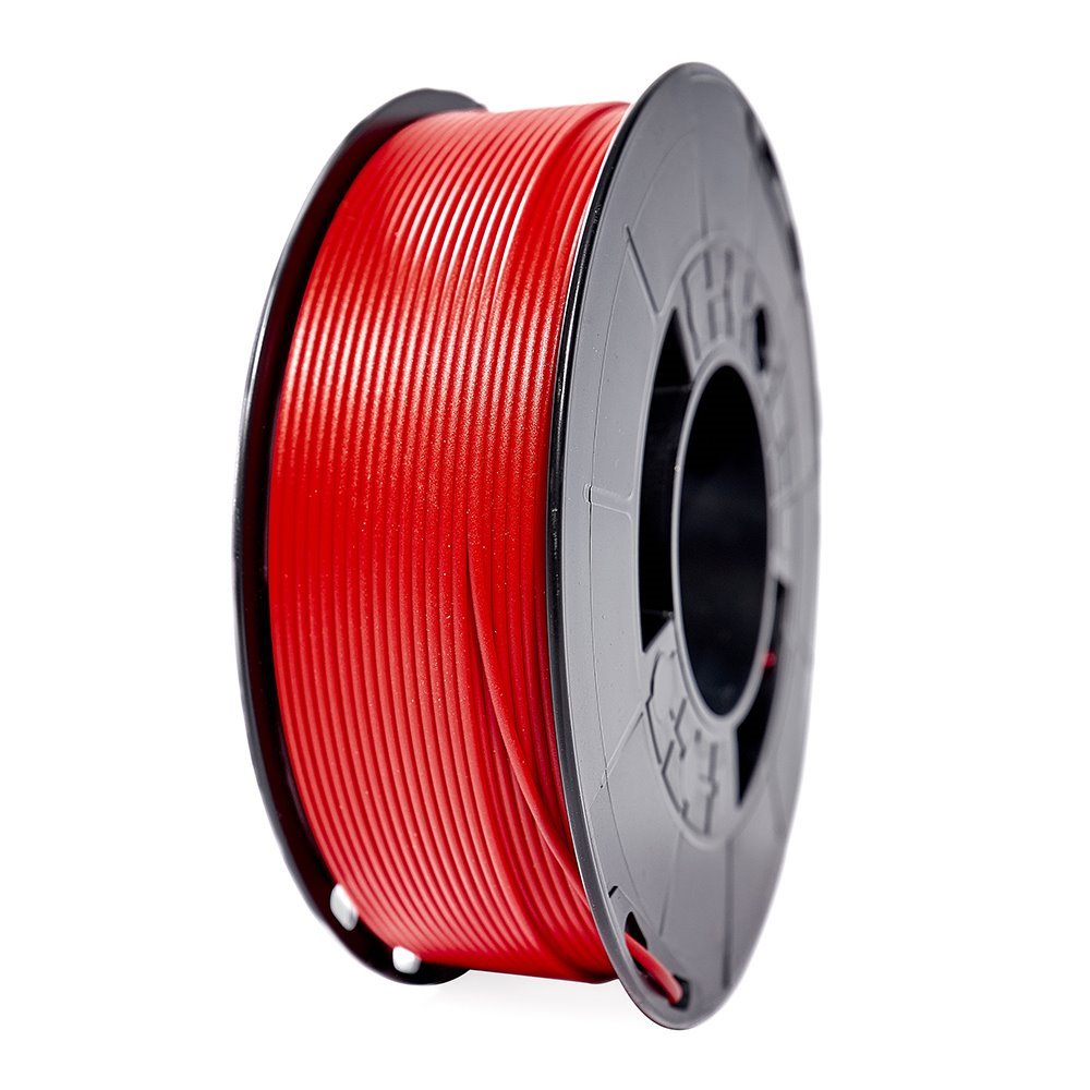 Filamento de impressão 3D PLA HD 1.75mm bobina 1kg - vermelho