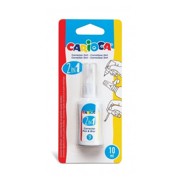 Carioca Pen/Brush Corrector 2 em 1 - Caneta e Pincel