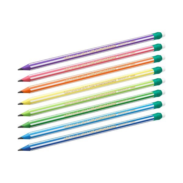 Pack 8 lápis de grafite Bic Evolution Stripes