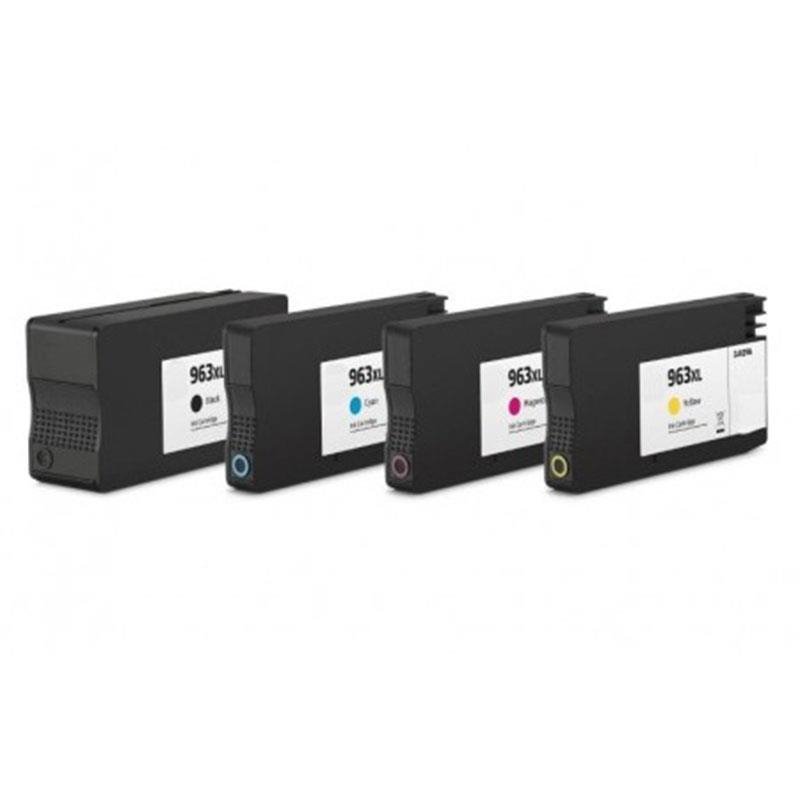 Pack 4 tinteiros compatíveis Hp 963xl - Chip Anti Atualizações