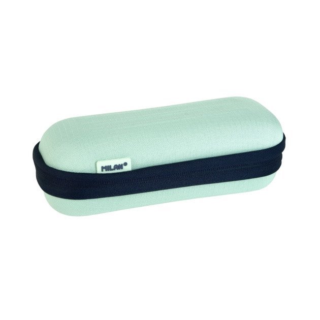 Estojo escolar Milan Coleção 430 - Oval semirrígido / Verde