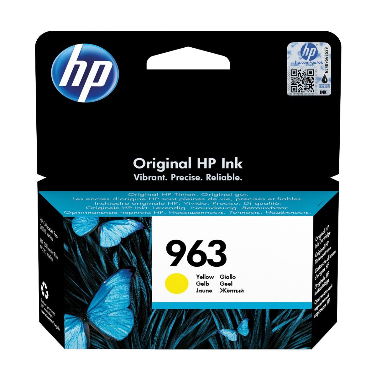 Tinteiro original Hp 963 amarelo (3JA25AE)