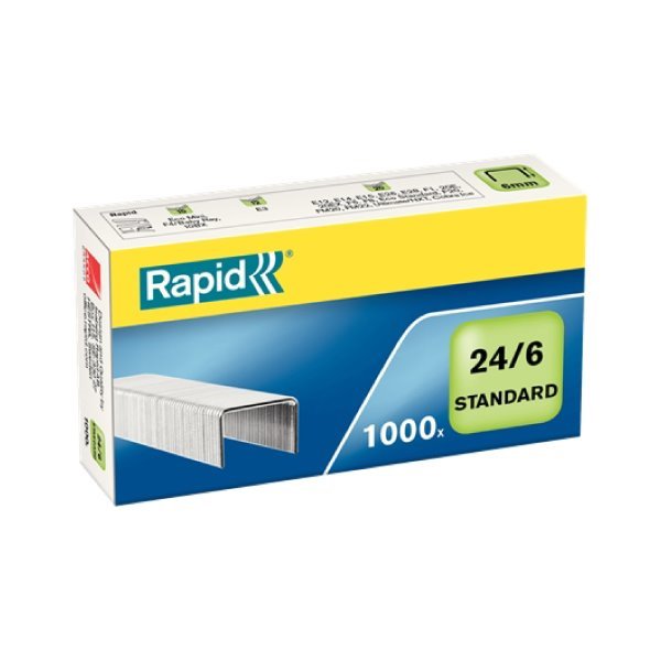 Agrafos galvanizados 24/6 - Rapid