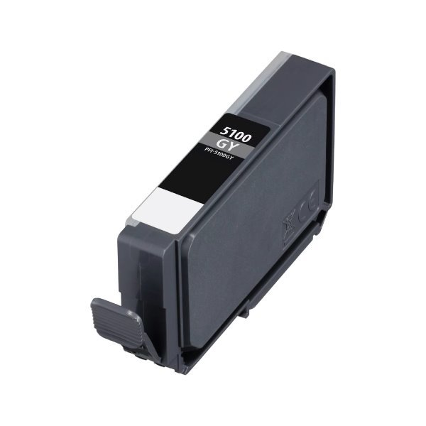 Tinteiro compatível canon pfi5100 cinza pigmentada - pfi5100gy / 6959c001