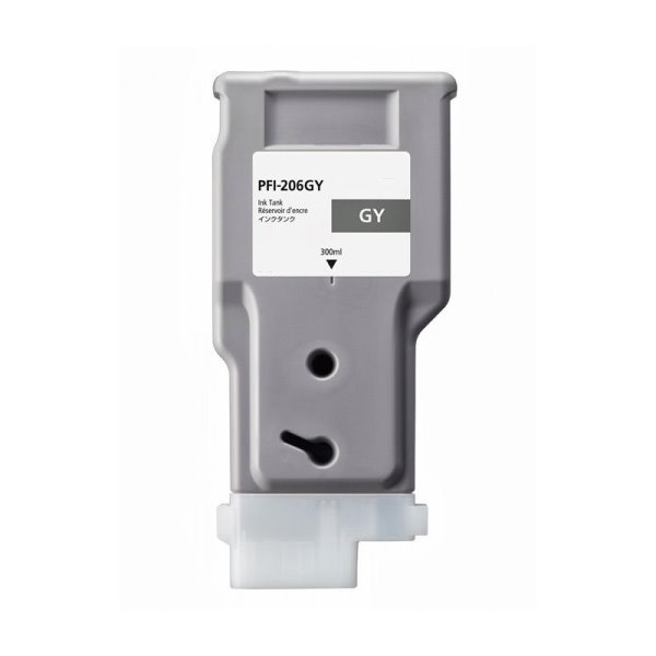 Tinteiro compativel Canon PFI206 cinza tinta pigmentada (5312B001)
