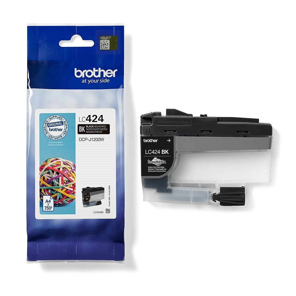 Tinteiro original Brother LC424 Preto (LC424BK)