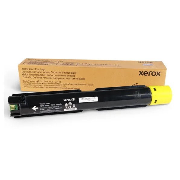 Toner original xerox versalink c7120 c7125 c7130 amarelo - 006r01827