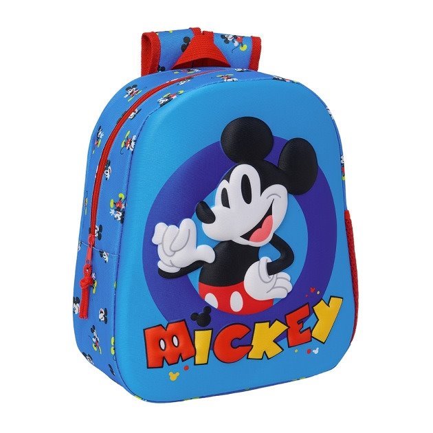 Mochila infantil Safta Mickey Mouse 3D