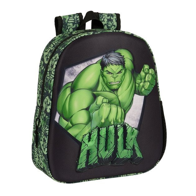 Mochila infantil Safta Hulk 3D