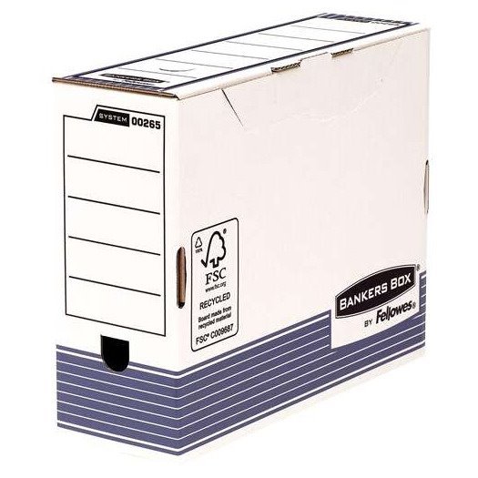 Pack 10 Caixas de Arquivo Definitivo Fellowes Bankers Box - A4 / 100 mm