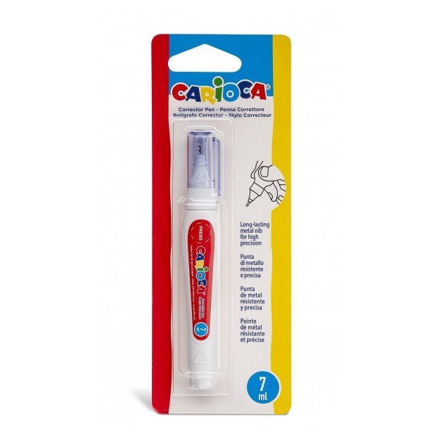 Caneta corretora Carioca Correction Pen 7ml