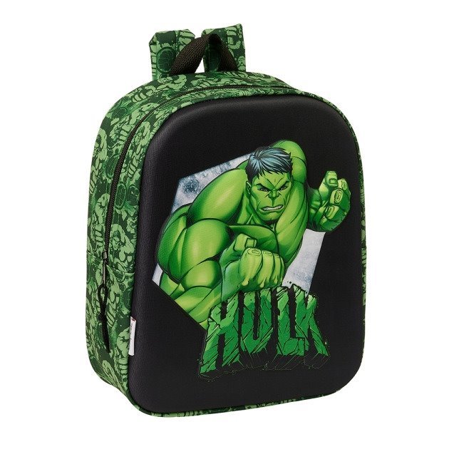 Mochila de creche Safta Hulk 3D