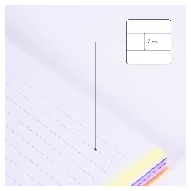 Caderno pautado Milan Sunset - Espiral / A4 / 90 folhas / Amarelo e Rosa