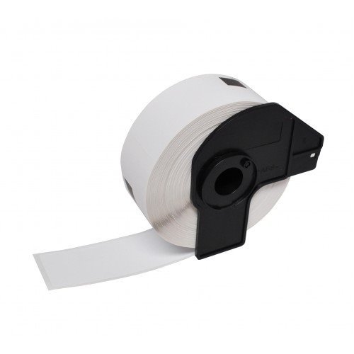 Etiquetas compatíveis Brother DK11218 circulares para CD/DVD - 24 mm de Diâmetro 1000UN