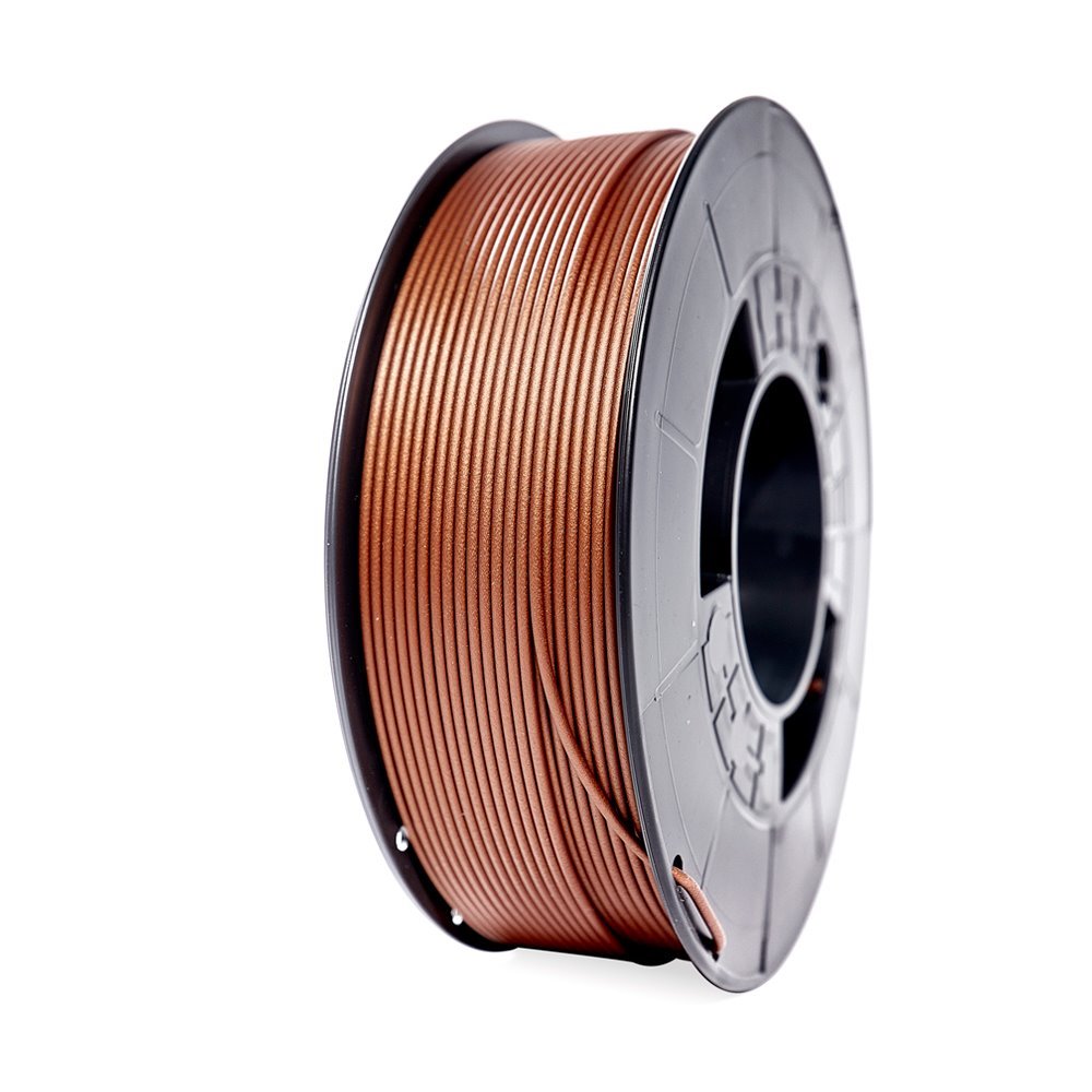 Filamento de impressão 3D PLA HD 1.75mm bobina 1kg - bronze