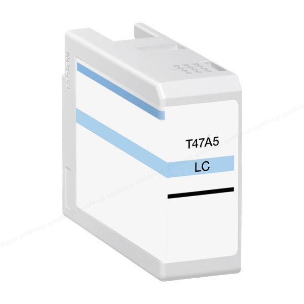 Tinteiro compatível Epson T47A5 ciano claro (C13T47A500)