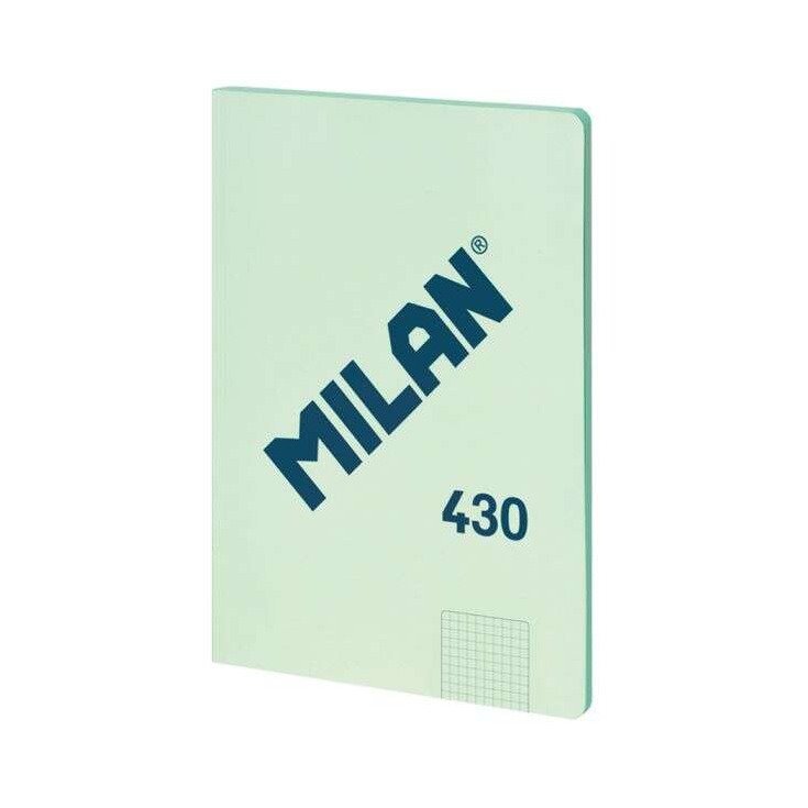 Caderno quadriculado colado Milan Serie 1918 - A4 / 48 folhas / verde