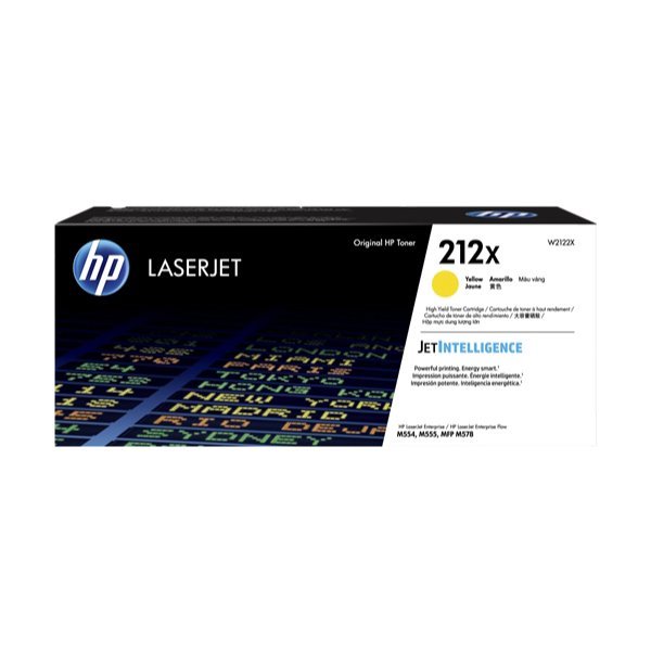 Toner original Hp 212X amarelo (W2122X)