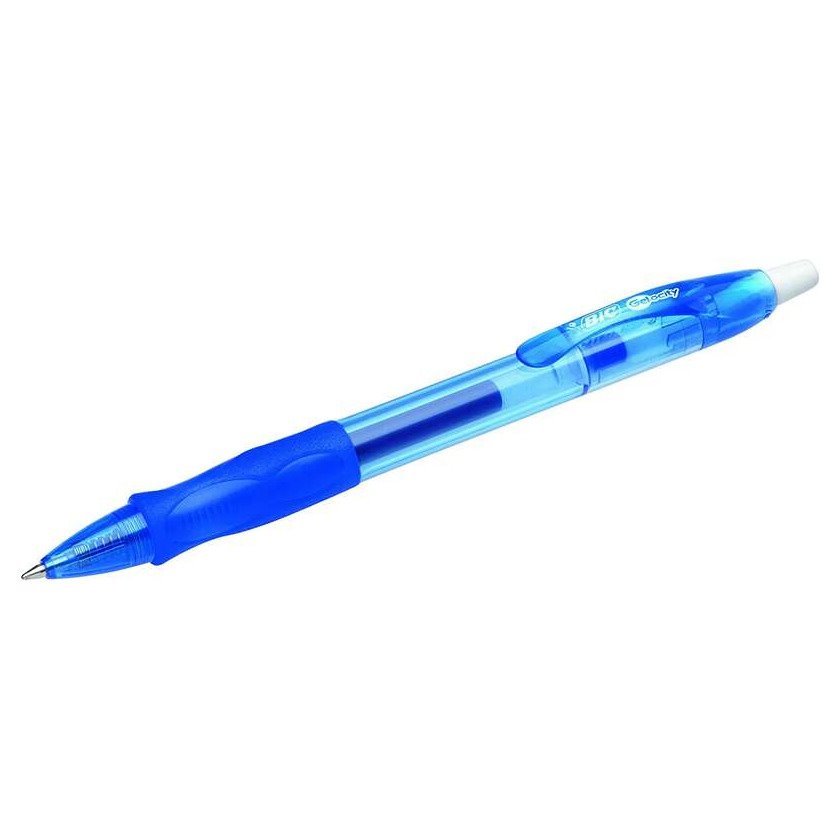 Pack 12 esferográficas Bic Gel-ocity Original azul - ponta retrátil 0.7mm