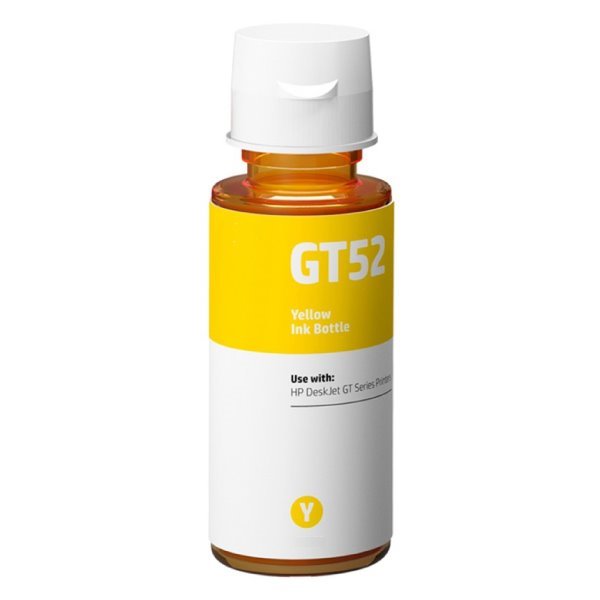 Tinta compatível Hp gt52 amarelo generica