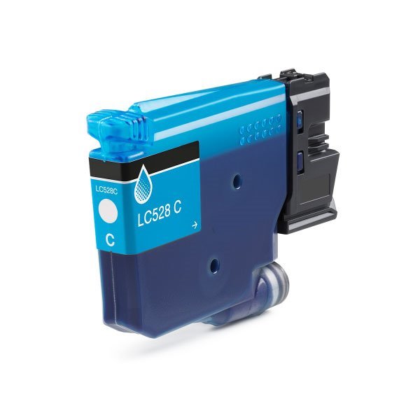 Tinteiro compatível brother lc528 ciano tinta pigmentada - lc528c