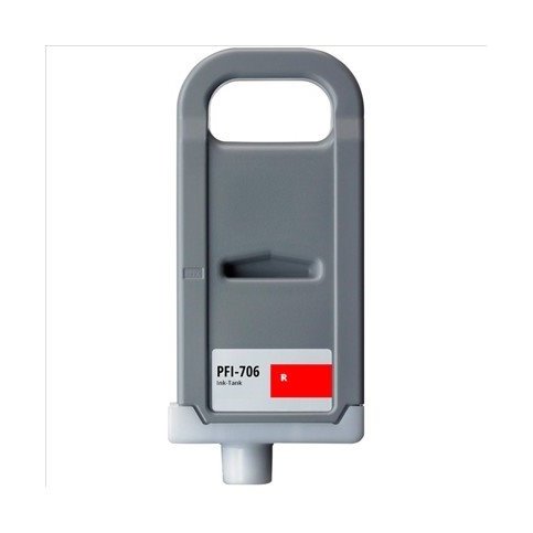 Tinteiro compativel Canon pfi706 vermelho (6687B001)