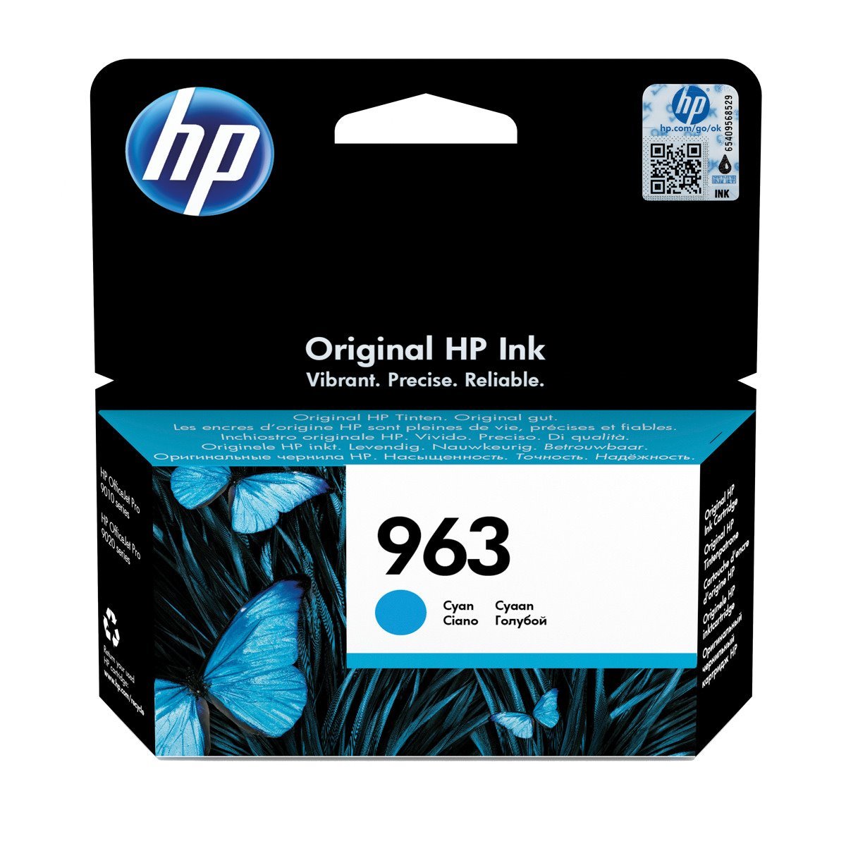 Tinteiro original Hp 963 ciano (3JA23AE)