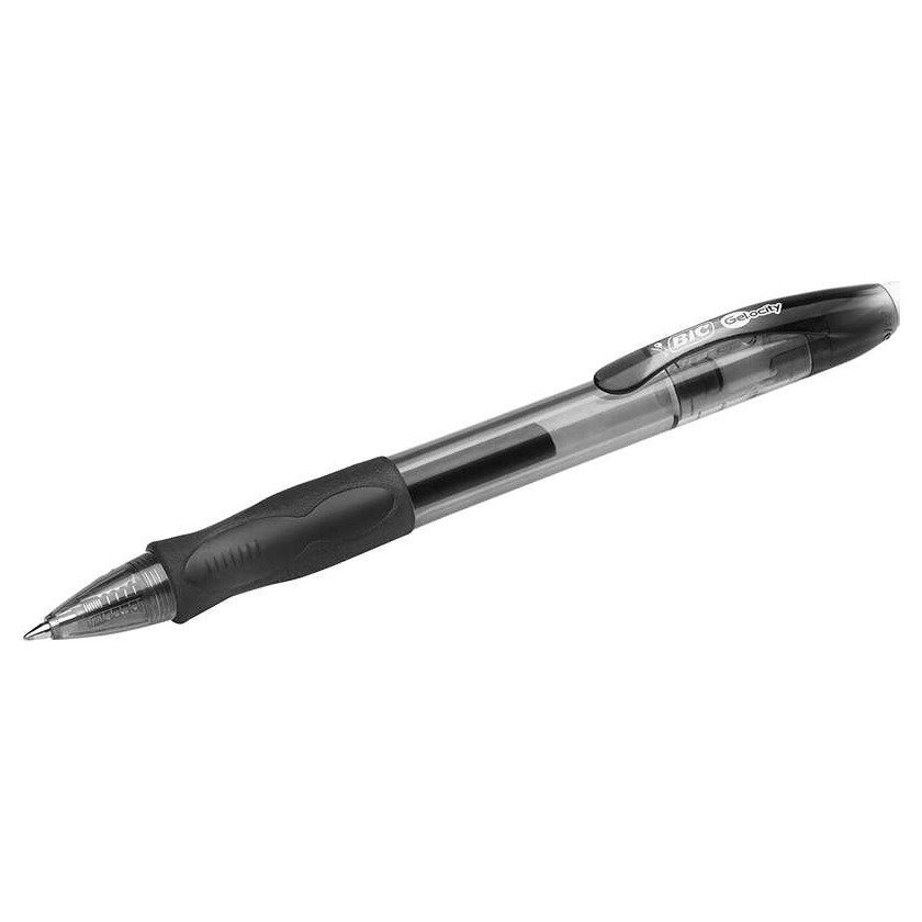 Pack 12 esferográficas Bic Gel-ocity Original preto - ponta retrátil 0.7mm