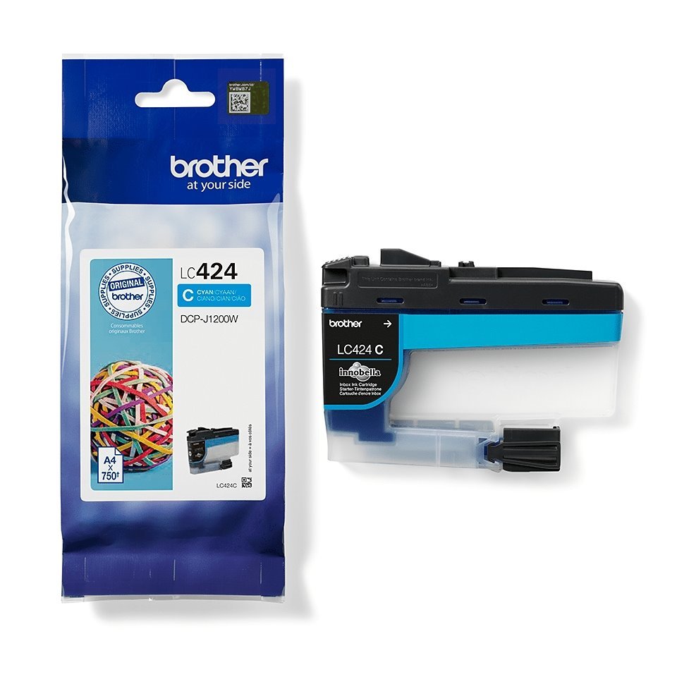 Tinteiro original Brother LC424 Ciano (LC424C)