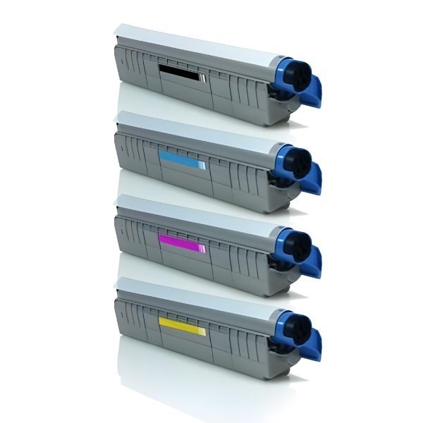 Pack 4 Toners compatíveis Oki MC860