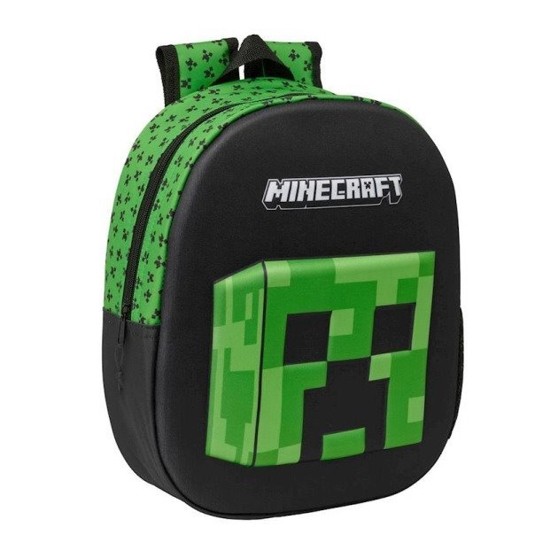 Mochila infantil Safta Minecraft 3D