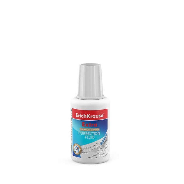 Corretor líquido com pincel Erichkrause extra - 20gr