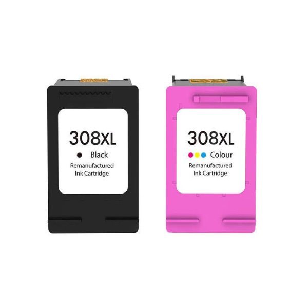 Pack 2 Tinteiros compatíveis Hp 308XL