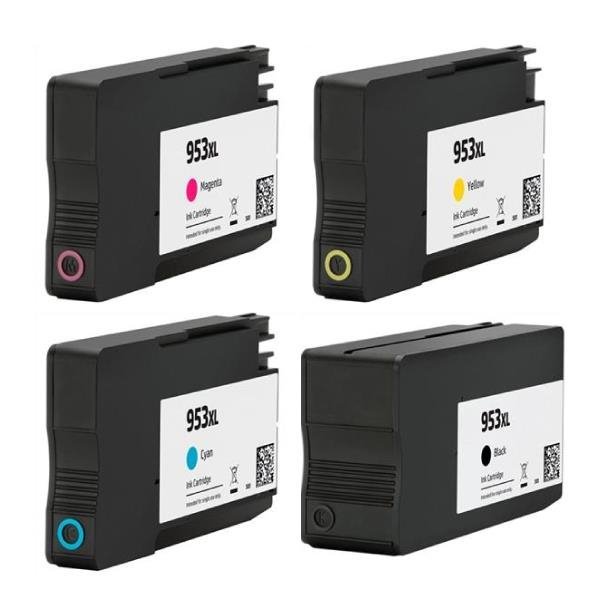 Pack 4 tinteiros compatíveis Hp 953xl - Chip anti atualizações