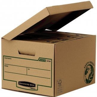 Pack 10 Contentores de Arquivo Fellowes Bankers Box Earth Series Maxi