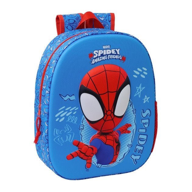 Mochila de creche Safta Spidey 3D