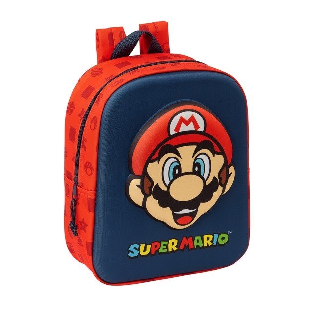 Mochila de creche Safta Super Mario 3D