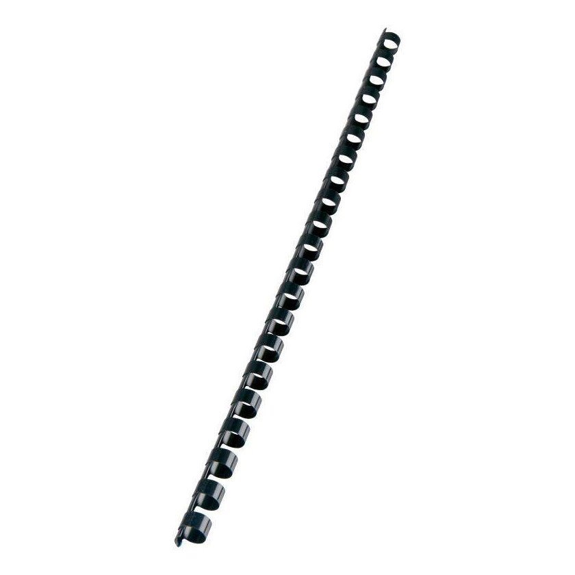 Pack de 100 Argolas de encadernação GBC CombBind – 10 mm / durável e resistente / preto