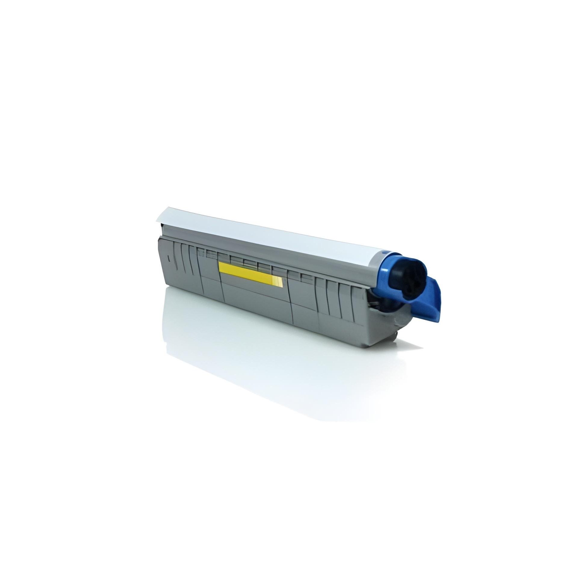 Toner compatível Oki c8600 amarelo (43487709)