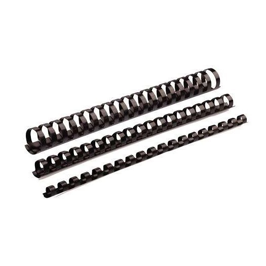 Pack de 50 Argolas de encadernação Fellowes – 45 mm / até 410 folhas / plástico / preto
