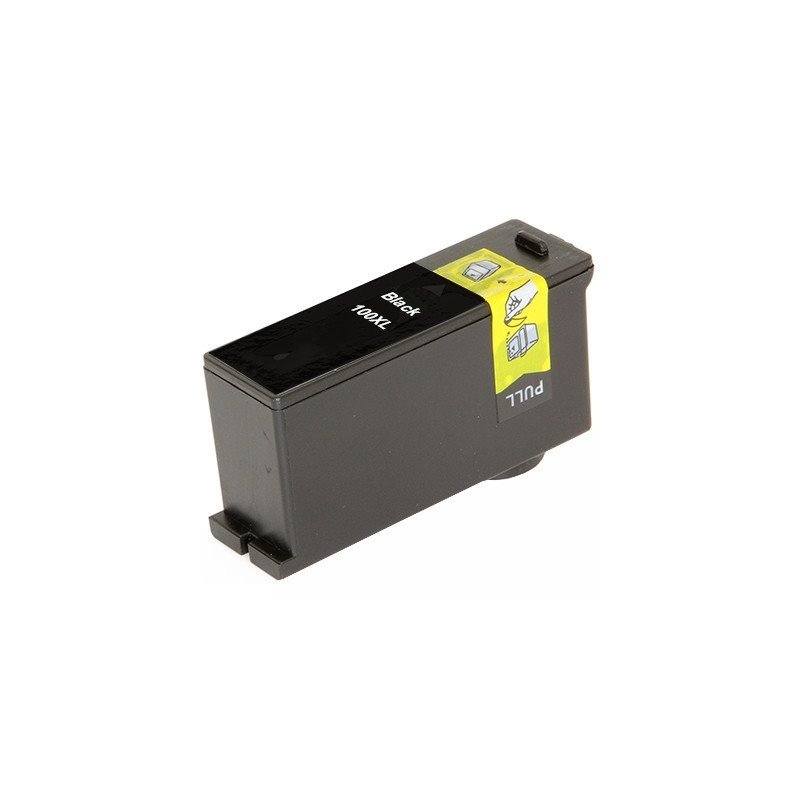 Tinteiro compatível Lexmark 100XL preto (14N1068E / 14N1092E / 14N0820E / 14N0918E / 14N0848E)