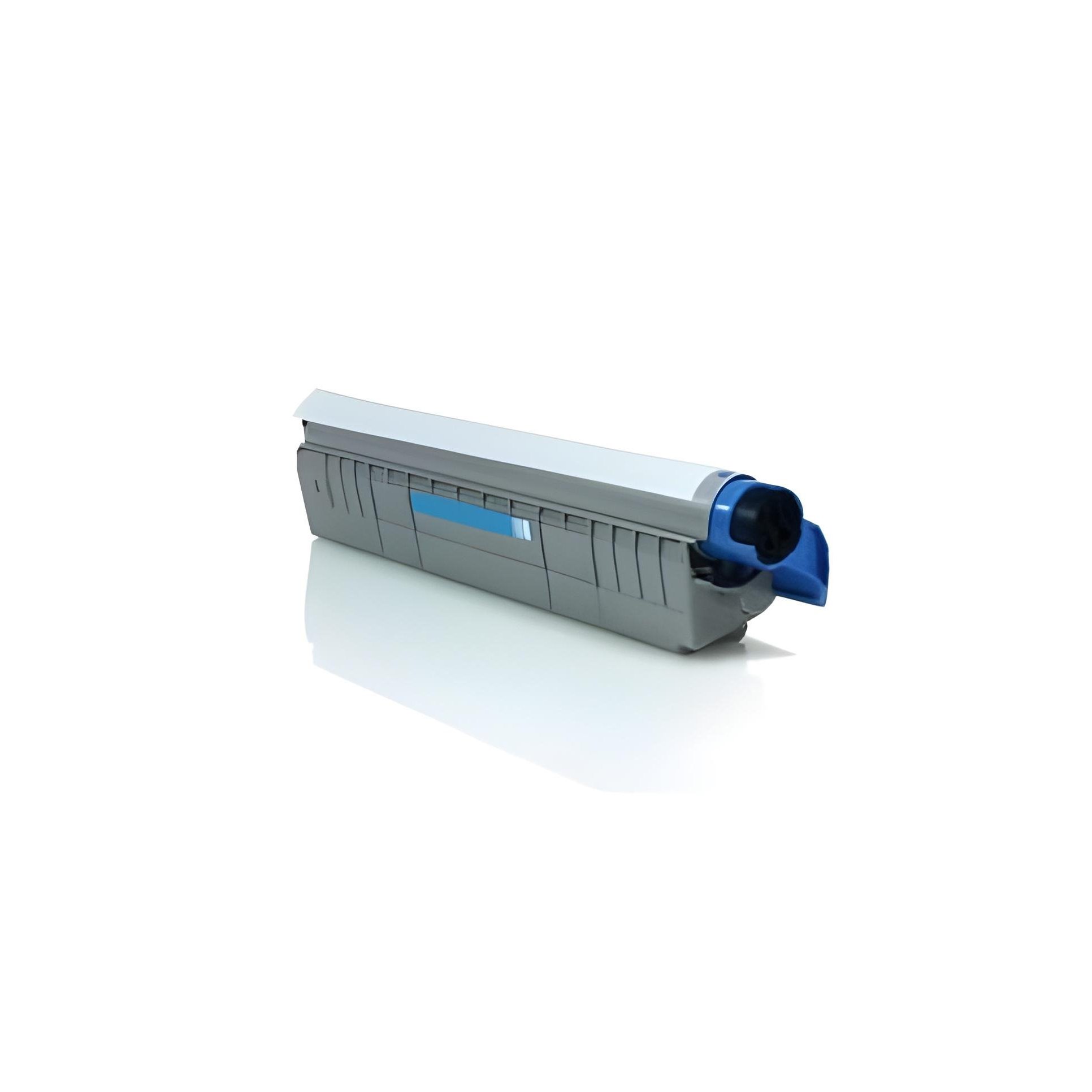 Toner compatível Oki c8600 ciano (43487711)