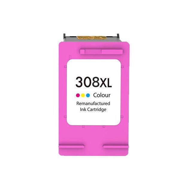 Tinteiro compatível hp 308xl cores (7fp2ue)