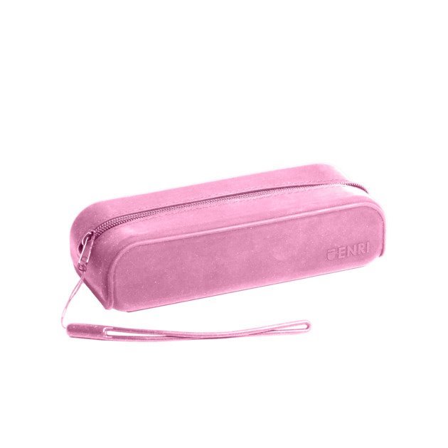 Estojo escolar Enri Silicone - Rosa