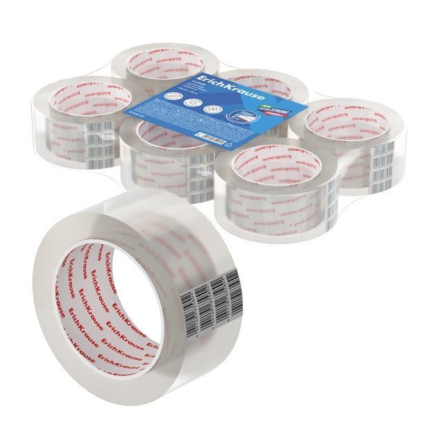 Pack 6 Fitas Adesivas 48mmx50m Erichkrause - Transparente