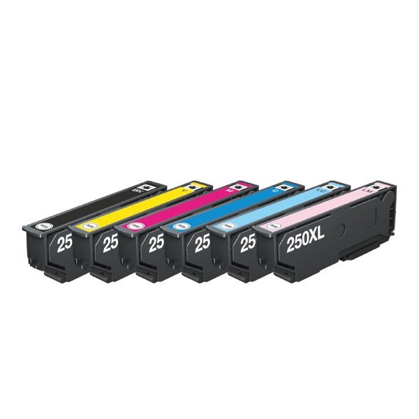 Pack 6 tinteiros compatíveis Epson 250xl - C13T16P84010