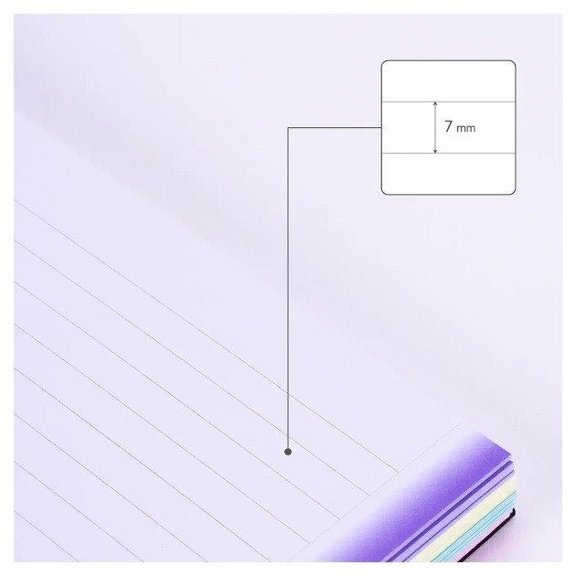 Caderno pautado Milan Sunset - Espiral / A4 / 120 folhas / multicolor