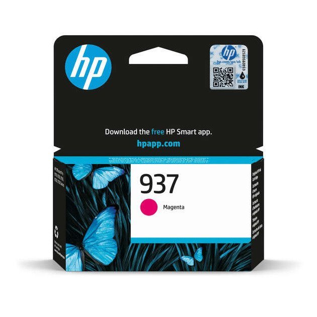 Tinteiro original hp 937 magenta - 4s6w3ne
