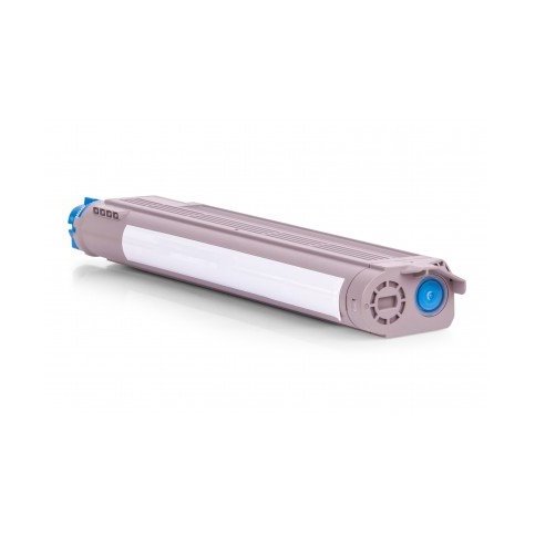 Toner compatível Oki c9655 ciano (43837131)